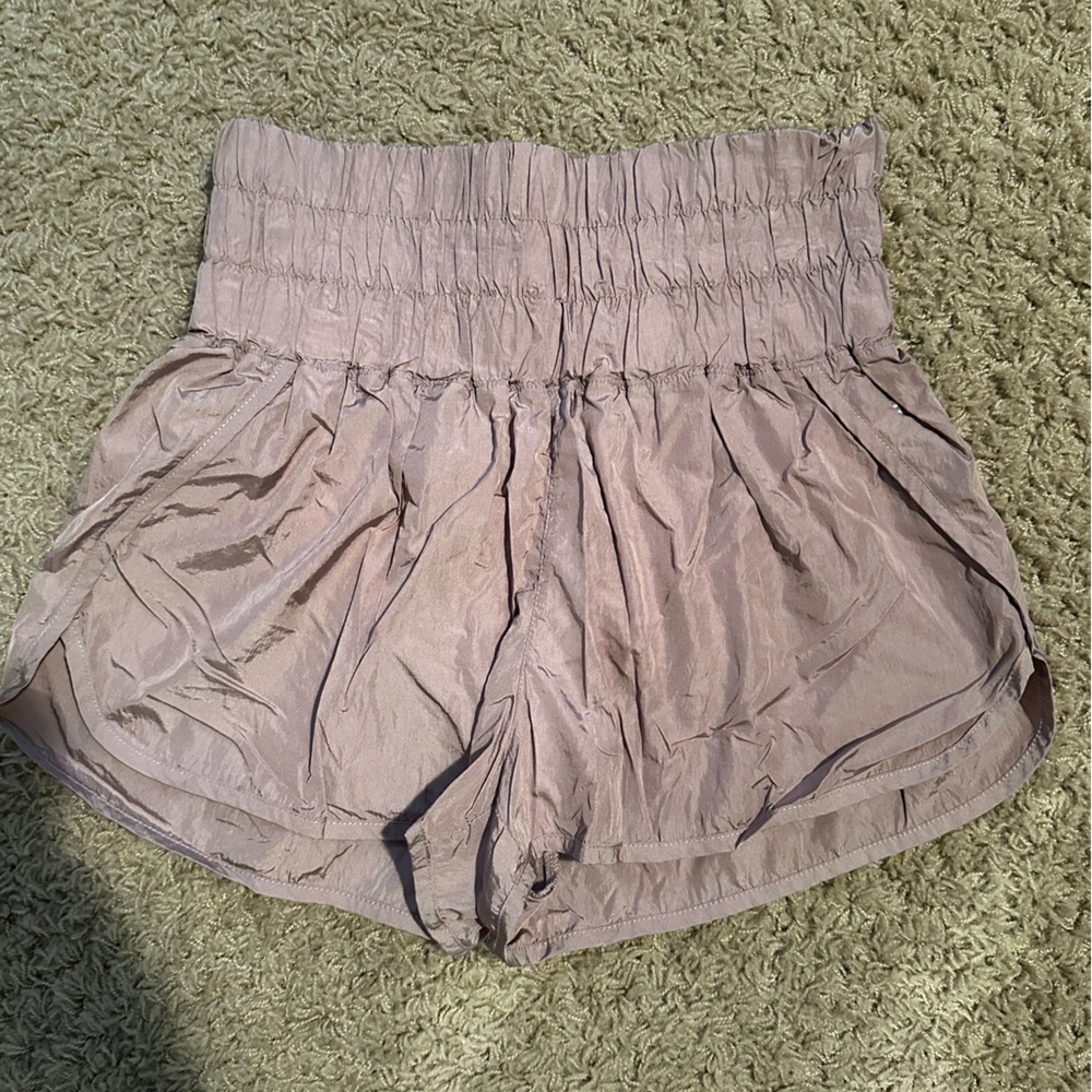 Free People Movement Pink The Way Home Shorts, Sz M
